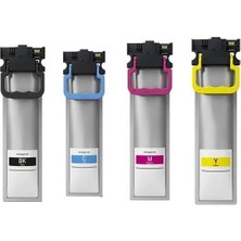 Yake Store Epson Uyumlu Muadil Lar, Epson T9451XL - T9452XL - T9453XL T9454XL Takım - Workforce Pro WF-C5210DW - C5290DW - C5710DWF -C5790DWF - C5215DW Muadil