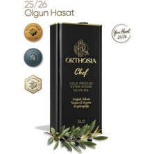 Orthosia Chef Memecik 5 Lt Olgun Hasat Soğuk Sıkım Natürel Sızma Zeytinyağı Yeni Hasat 25/26