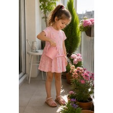 Baby Hola 5-8 Yaş Kız Çocuk %100 Pamuk Yazlık Penye Elbise 09362