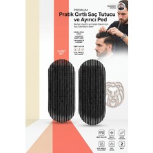 TransForMacion Pratik Cırtlı Saç Tutucu ve Ayırıcı Ped 2'li Set – Berber, Kuaför ve Kişisel Bakım İçin Saç Sabitleyici Bant 717293
