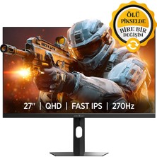 James Donkey Auren Q70 27'' 270Hz 0.5ms Qhd 2k Fast IPS Rgb Pivot Gaming Monitör (Sıfır Ölü Piksel Garantili)