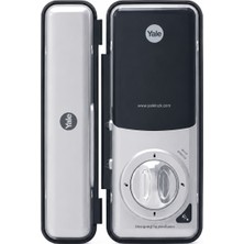 Lockway Yale Dijital Cam Kapı Kilidi - Parmak Izli Şifreli