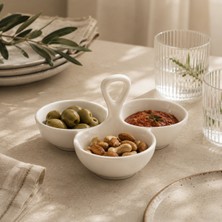 Palu Gastro Kulplu Porselen Çerezlik ve Sosluk - 15 cm