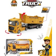 Miniko Kids Kırılmaz Plastik Iş Makinası Kamyon Kasa Hareketli