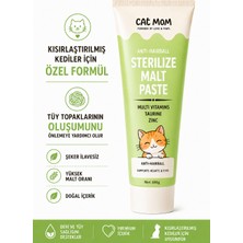 Kısırlaştırılmış Kediler Için Kedi Maltı, Tüy Topaklarını ve Kusmayı Önleyen Malt Macun