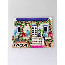 Mundy Urla Polyester Kabartmalı Magnet 7X5CM Dekoratif Hediyelik Buzdolabı Süsü (KOD:1406)