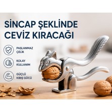 Van Vleck Sincap Şekilli Ceviz Kıracağı – Dekoratif Ergonomik Ceviz Kırma Aparatı Mutfak Gereci