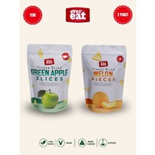 Evereat Dut-Kavun Freeze Dry Meyve Cipsi 2'li Paket Doğal Atıştırmalık Seti