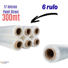 Palet Ambalaj Streci Streç Film 50CM*300METRE 6ADET (1koli)