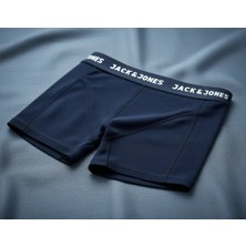 Jack & Jones JACK&JAONES Jacanthony Erkek 3 lü Paket Boxer Lacivert