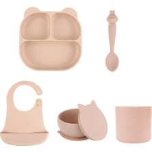 Pandish Mamma Beslenme Seti 5'li - Pembe