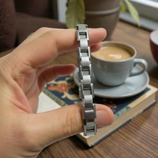 Lorivelle Vıp Italyan Charm Paslanmaz Çelik Gümüş Renk Unisex Modüler Bileklik