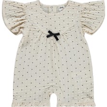 Civil Baby Puan Empirme 6-18 Ay Patiksiz Tulum - Bej