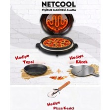 Ekmek Pişirme Makinesi (Kesici - Kürek - Tepsi Hediyeli - Taş Fırın Tabanlı)