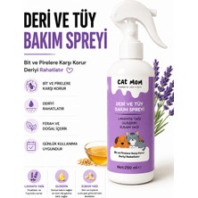 Cat Mom Bit ve Pire Önleyici Sprey, Kedi ve Köpekleri Için Tüy Bakımı Tarama Spreyi