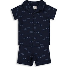 Civil Baby Balık Empirme 6-18 Ay Takım - Lacivert