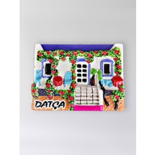 Mundy Datça Polyester Kabartmalı Magnet 7X5CM Dekoratif Hediyelik Buzdolabı Süsü (KOD:1413)