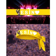 Lovver Manifest Konser Bandanası Özel Üretim Çift Taraflı Ipeksi Lidya ,mina,esin,zoktay, Sueda,hilal Yazılı Bandana