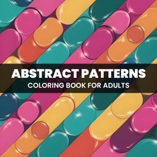 M&H Coloring Abstract Patterns - 21X21 cm Boyama Kitabı, Çocuk ve Yetişkinler Için