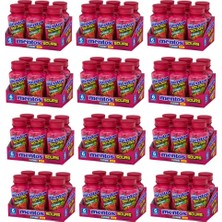 Mentos Sours Çilek Aromalı C Vitaminli Tablet Şekerleme 49 gr x 6 Adet x 12 Adet