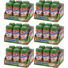 Mentos Pure Fresh Karpuz Aromalı Şekersiz Tatlandırıcılı Draje Sakız 90 gr x 6 Adet x 6 Adet