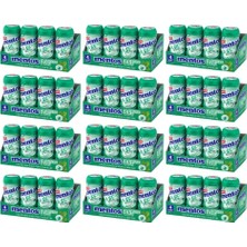 Mentos Pure Fresh Yeşil Nane Aromalı Şekersiz Tatlandırıcılı Draje Sakız 60 gr x 4 Adet x 12 Adet
