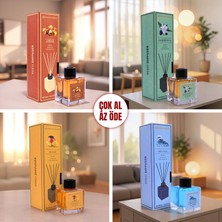 Mouvement 4'lü Çubuklu 100 ml Oda Kokusu Seti (Amber Okyanus Mango Gardenya)