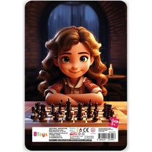 BToys Satranç Oynuyorum -  Frame Puzzle - 60 Parça