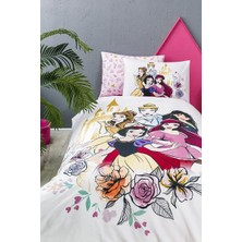 Özdilek Princess Rose Tek Kişilik Lisanslı Lastikli Çarşaf Nevresim Takımı 5797