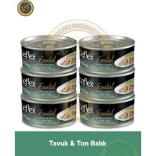 Reflex Plus Essential Ton Balık & Tavuk Yetişkin Kedi Konserve Maması Seti 6x70 gr