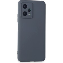 Mey ®   Redmi Note 12 5g Kılıf Nano Içi Kadife Silikon - Gri Najmaddin
