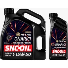 Snc Oil SNC-OİL15W-50 150.000 Km + Bakım 4 Lt + 15W-50 150.000 Km + Bakım 1 Lt