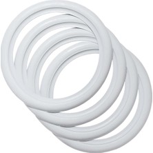 Omega 18 Inç Otomobil Beyaz Yanak Görünümlü Lastik Aksesuarı 30 mm 4 Adet Set (Sararmaz)