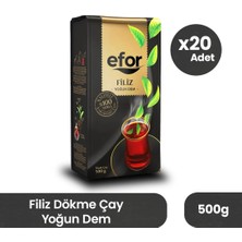 Efor Çay Efor Filiz Yoğun Dem Dökme Siyah Çay 500 gr – 20'li Koli