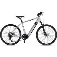 Mosso E-Legarda Elektrikli Şehir Bisiklet 520H Hyd 28 Jant 10 Vites Whıte Sılver