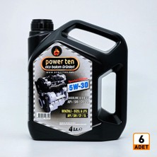 Powerten 5W30 Motor Yağı 4 Litre 6 Adet 1 Koli