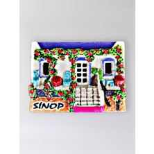 Mundy Sinop Polyester Kabartmalı Magnet 7X5CM Dekoratif Hediyelik Buzdolabı Süsü (KOD:1415)