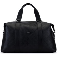 Tamer Tanca Unisex Suni Deri Siyah El Valizi 1012 1242 Vlz Y26 Sıyah Mng