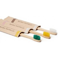 Orivra 3 Lü Paket Doğal Bambu Diş Fırçası