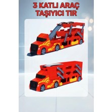 Farbu Oyuncak Turbo Power 3 Katlı Araç Taşıyıcı Tır – 37 Araç Kapasiteli Yerli Üretim Rampa Sistemli Oyuncak Tır