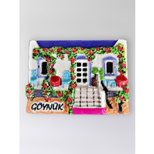 Mundy Göynük Polyester Kabartmalı Magnet 7X5CM Dekoratif Hediyelik Buzdolabı Süsü (KOD:1416)