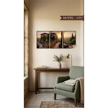 Sihirli Tahta Statik Tutunma Özellikli Tablo - Poster Manzara (Model- 109)