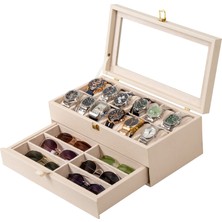 384 Premium Box Saat Kutusu 12’li ve 6’lı Gözlük Kutusu – Saat Organizeri – Premiumbox