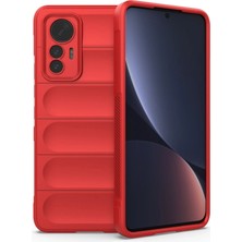 Mey ®   Mi 12 Lite Kılıf Optimum Silikon - Kırmızı Najmaddin