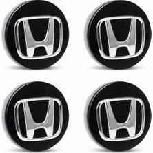 HDF Honda Civic / Jant Göbeği Göbek Kapağı 4 Adet Jant Orta Kapak