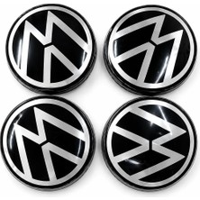HDF Volkswagen Golf 5 / 6 / 7 Jant Göbeği Göbek Kapağı 4 Adet Jant Orta Kapak