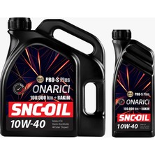 Snc Oil Snc-Oil Onarıcı 10W-40 100.00 Km+Bakım 4 Lt + 10W-40 100.00 Km+Bakım 1 Lt