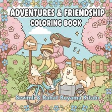 M&H Coloring Adventures & Friendship - 21X21 cm Boyama Kitabı, Çocuk ve Yetişkinler Için