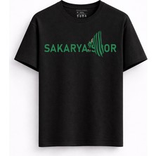 Rabona Fashion Sakaryaspor Yeşil Siyah Tutku 54 T-Shirt