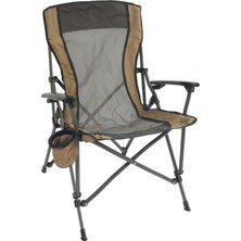 Funky Chairs Safari Xl Katlanabilir Kamp Piknik Plaj Sandalyesi - 150 kg Taşıma Kapasiteli, Taşıma Çantalı, Büyük Boy, Fileli